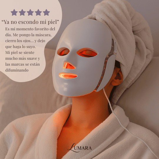 Máscara LED para Cuidado Facial – LunaMask