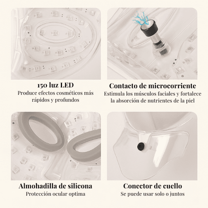 Máscara LED para Cuidado Facial – LunaMask
